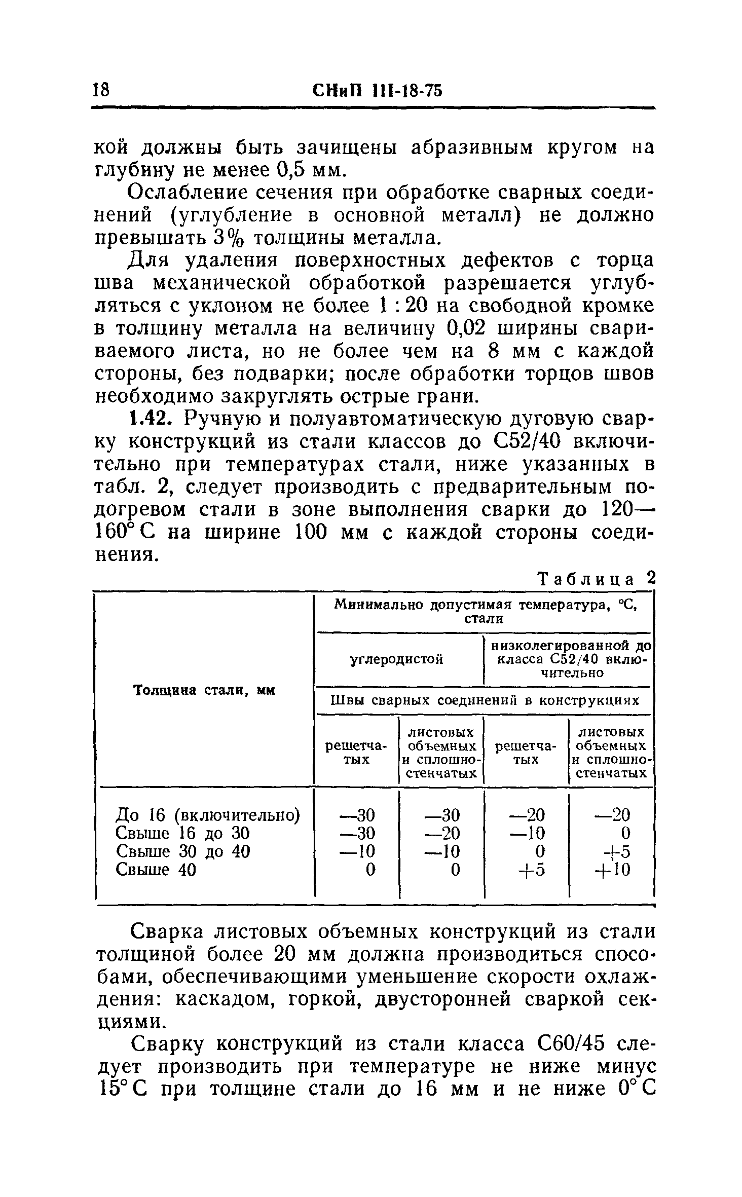 СНиП III-18-75