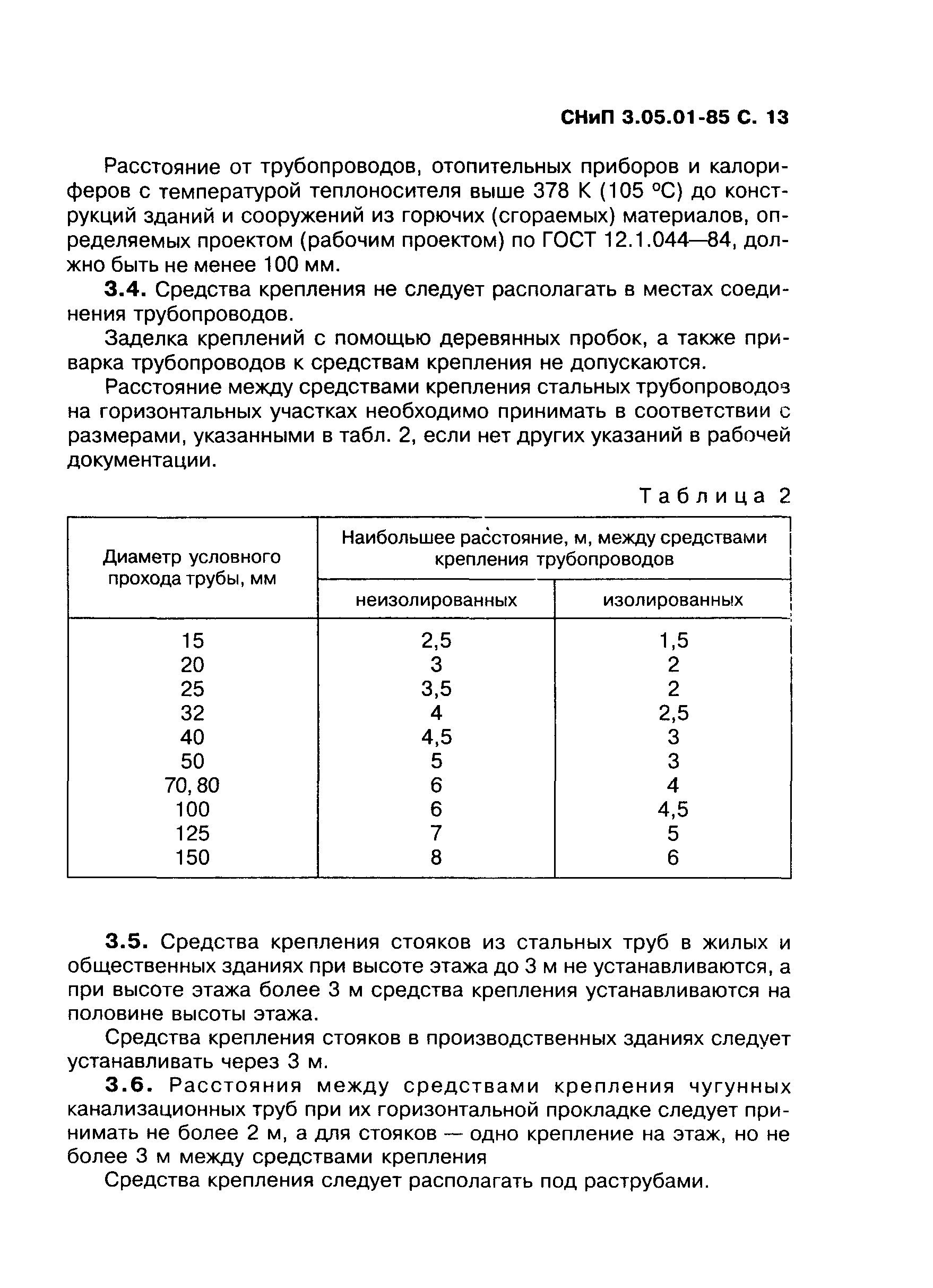 СНиП 3.05.01-85