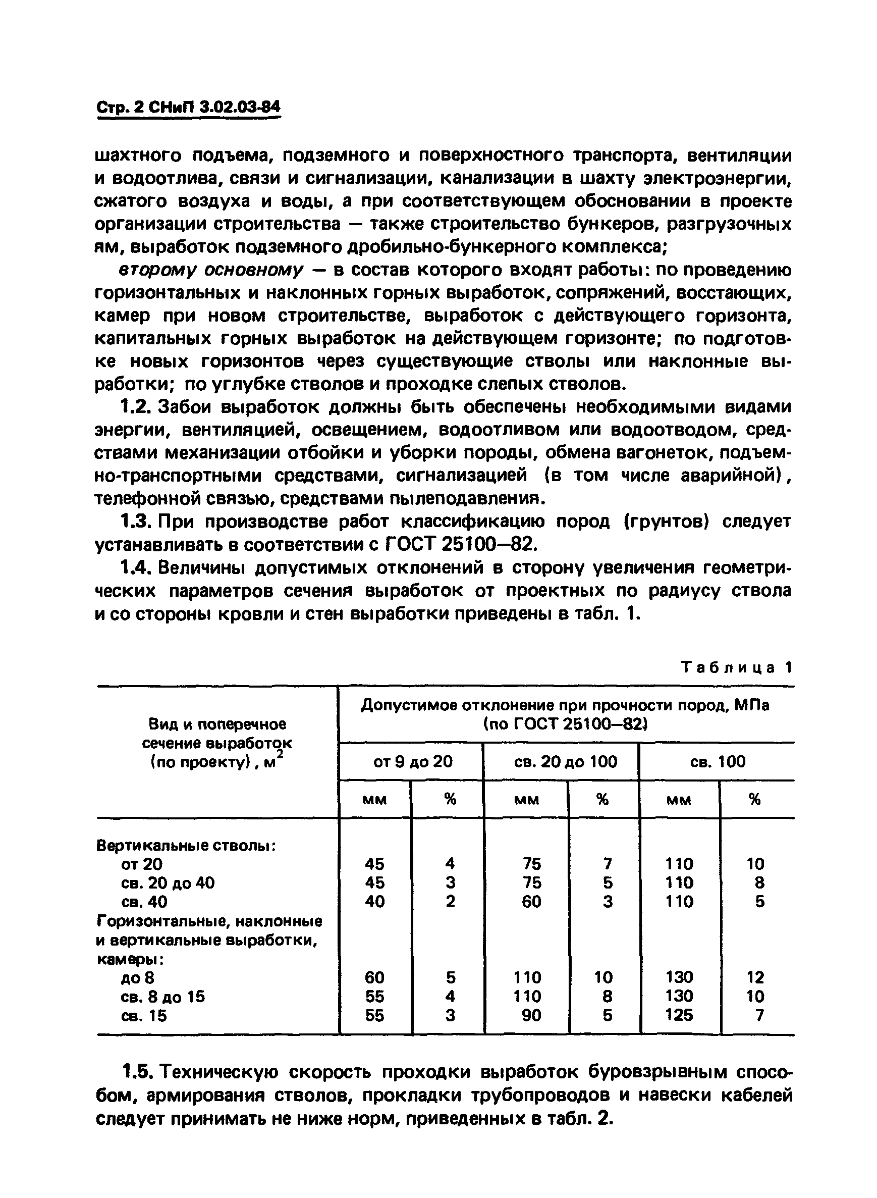СНиП 3.02.03-84