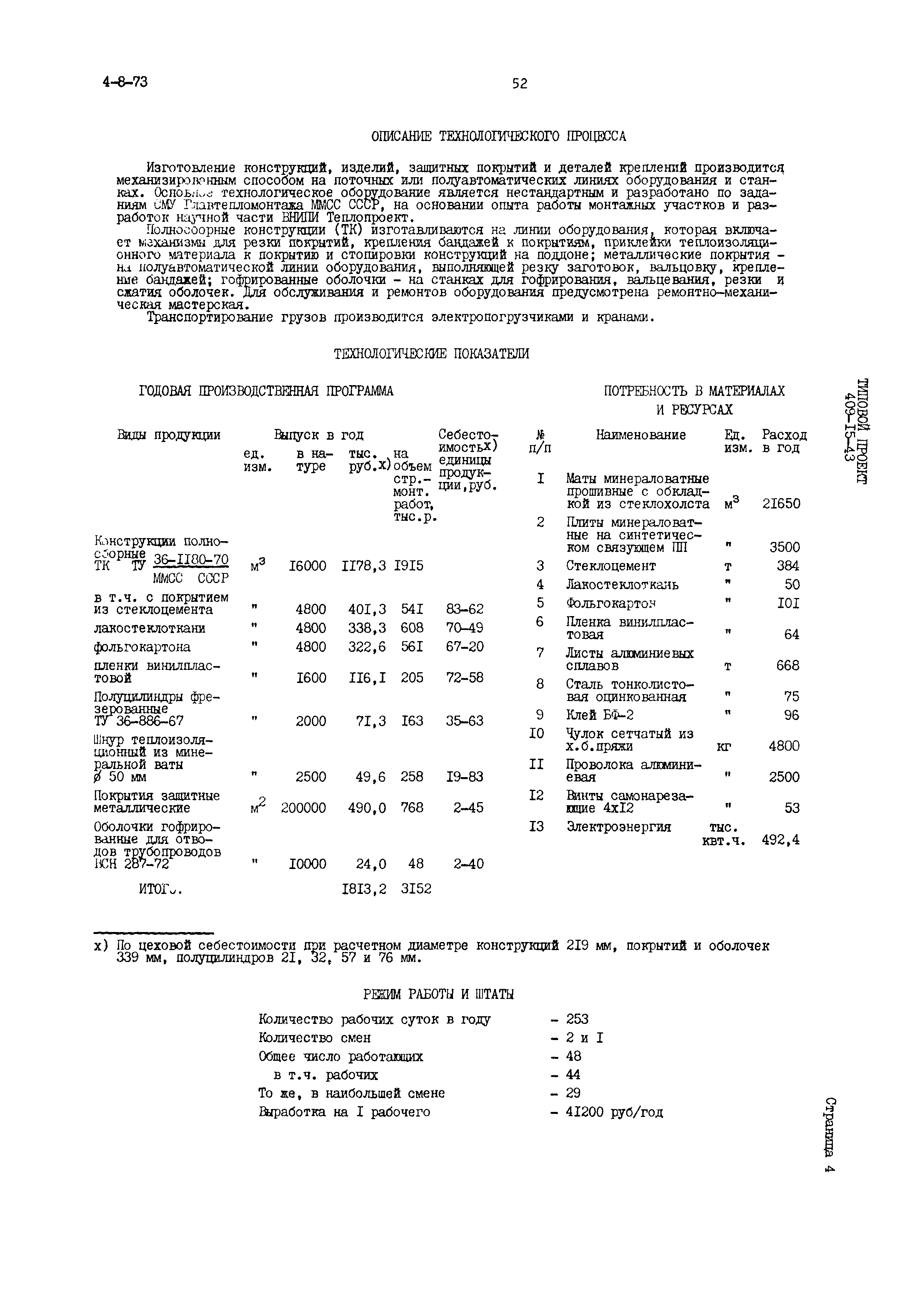 Типовой проект 409-15-43