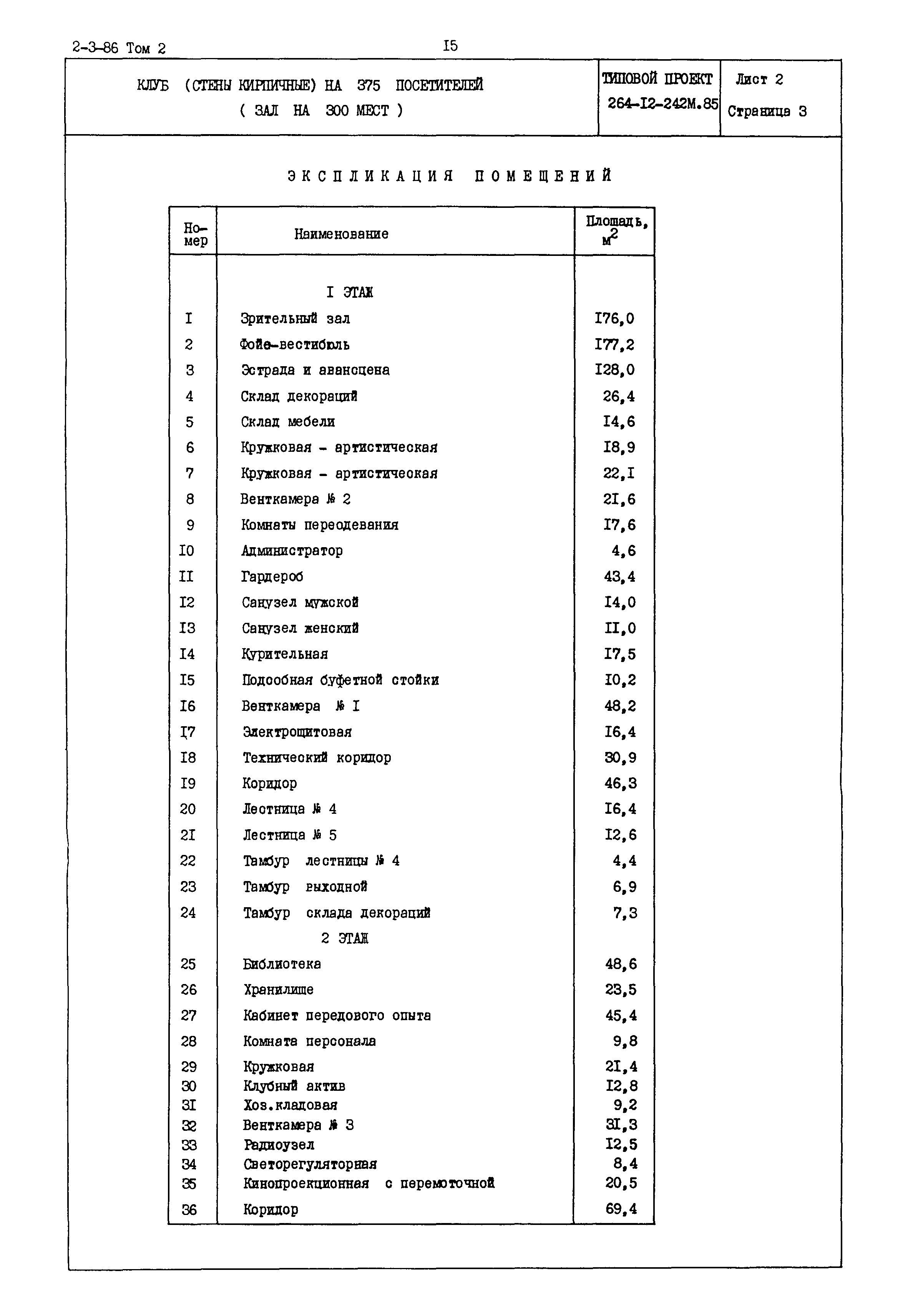 Типовой проект 264-12-242м.85