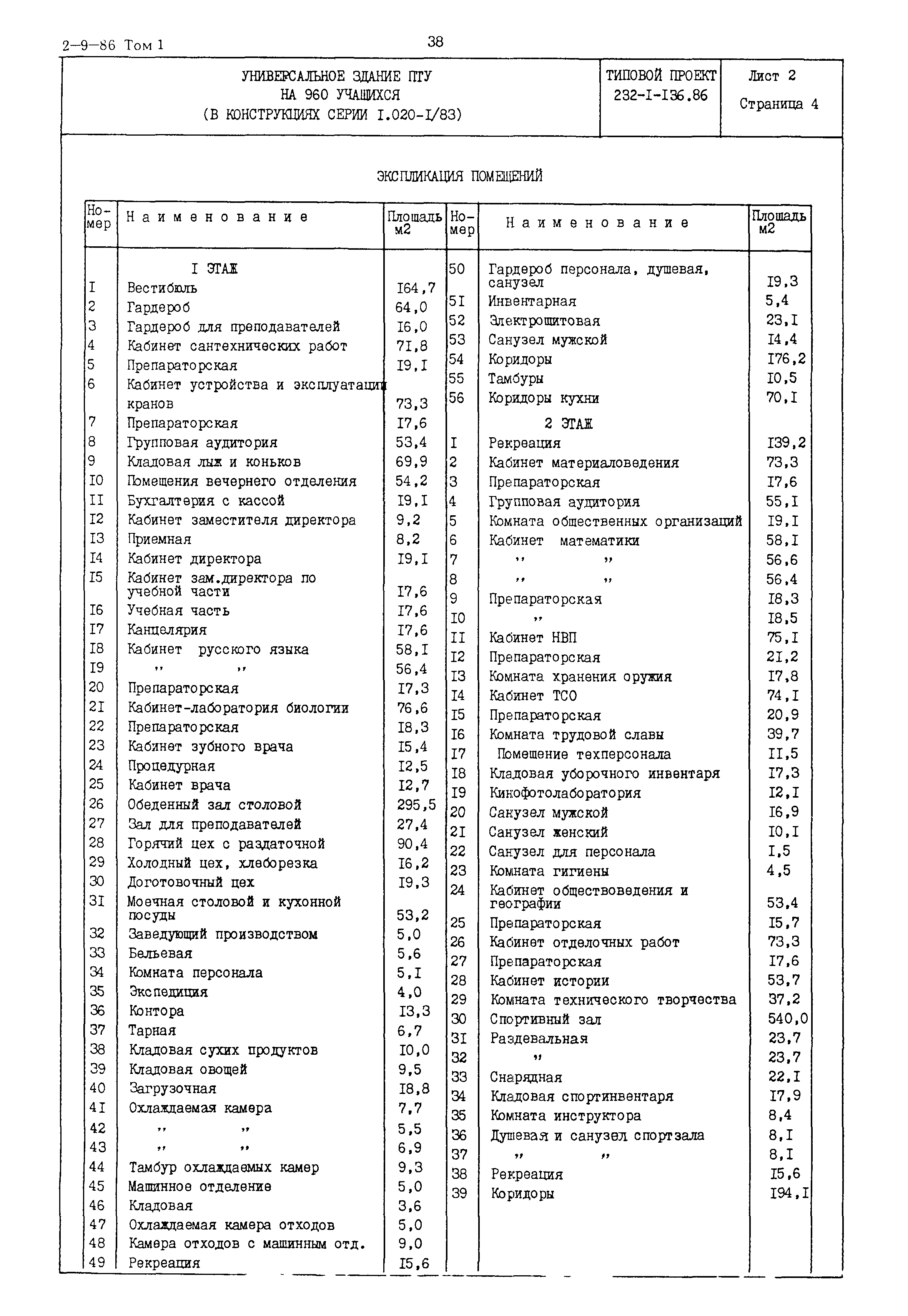 Типовой проект 232-1-136.86