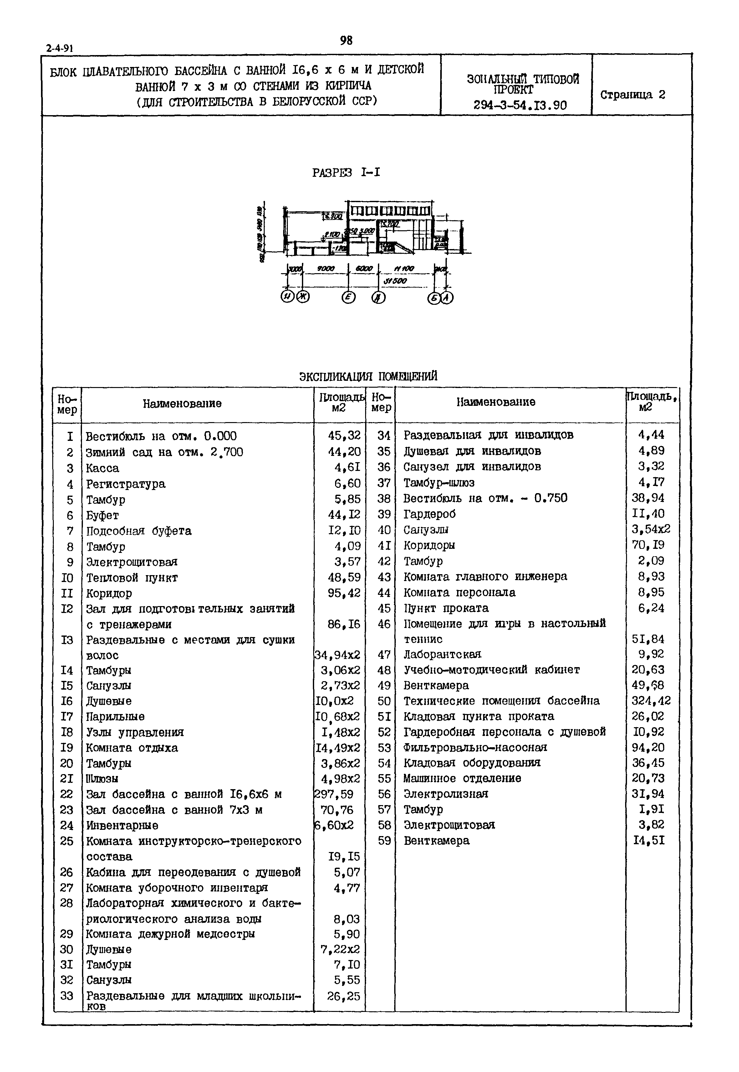 Типовой проект 294-3-54.13.90