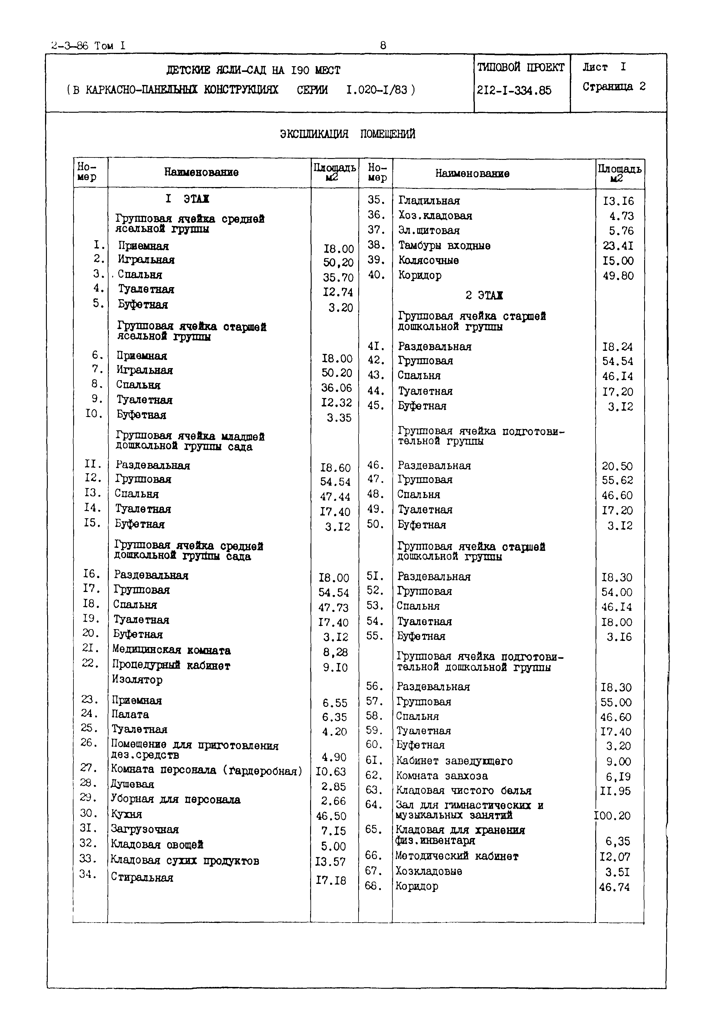 Типовой проект 212-1-334.85